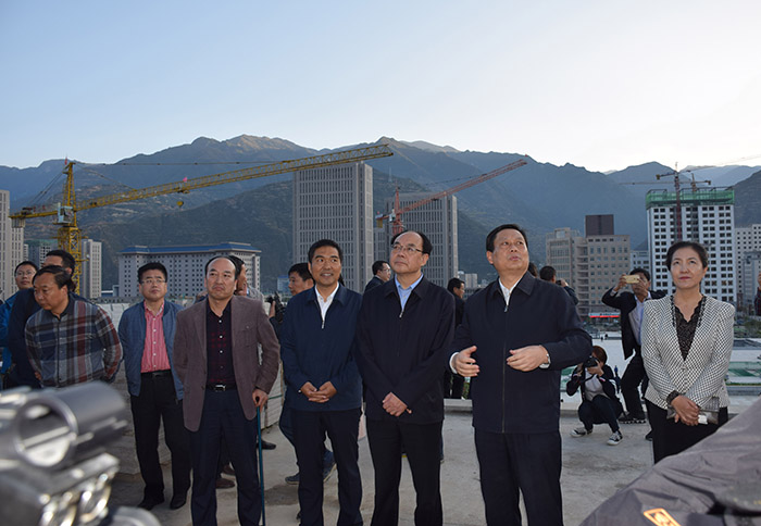 全國、省市政協(xié)委員體驗蘭渝鐵路、視察階州廣場